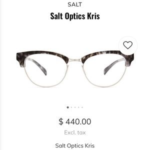 SALT Optics “Kris” frame BRAND NEW!!